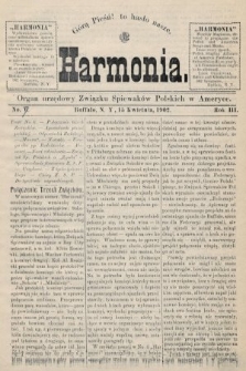 Harmonia : organ urzędowy Związku Śpiewaków Polskich w Ameryce. R. 3, 1902, nr 7