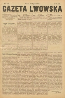 Gazeta Lwowska. 1910, nr 156
