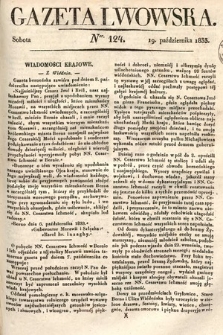 Gazeta Lwowska. 1833, nr 124