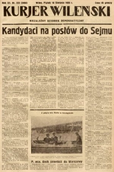 Kurjer Wileński : niezależny dziennik demokratyczny. 1935, nr 223