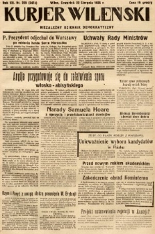 Kurjer Wileński : niezależny dziennik demokratyczny. 1935, nr 229