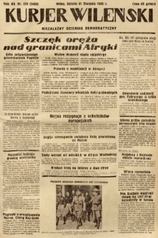 Kurjer Wileński : niezależny dziennik demokratyczny. 1935, nr 238