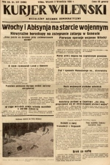 Kurjer Wileński : niezależny dziennik demokratyczny. 1935, nr 241