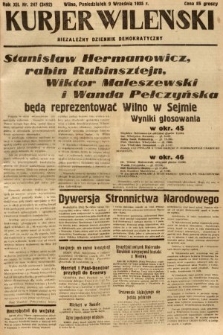 Kurjer Wileński : niezależny dziennik demokratyczny. 1935, nr 247