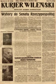 Kurjer Wileński : niezależny dziennik demokratyczny. 1935, nr 254
