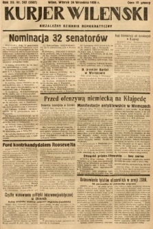 Kurjer Wileński : niezależny dziennik demokratyczny. 1935, nr 262