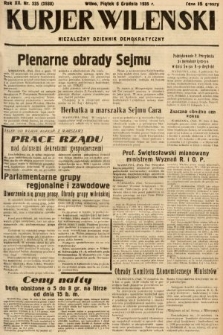 Kurjer Wileński : niezależny dziennik demokratyczny. 1935, nr 335