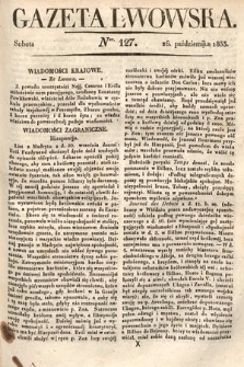 Gazeta Lwowska. 1833, nr 127