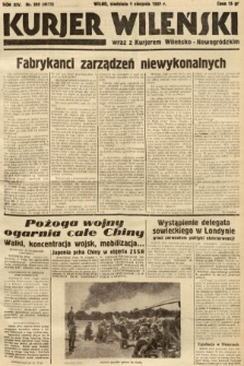 Kurjer Wileński wraz z Kurjerem Wileńsko-Nowogródzkim. 1937, nr 209