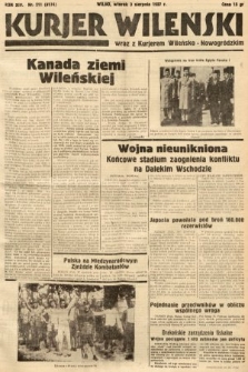 Kurjer Wileński wraz z Kurjerem Wileńsko-Nowogródzkim. 1937, nr 211