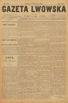 Gazeta Lwowska. 1910, nr 200