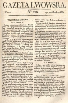 Gazeta Lwowska. 1833, nr 128