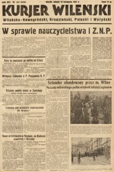 Kurjer Wileński, Wileńsko-Nowogródzki, Grodzieński, Poleski i Wołyński. 1937, nr 312