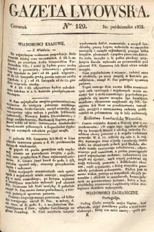 Gazeta Lwowska. 1833, nr 129