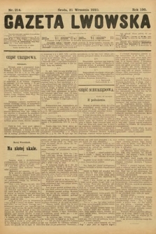 Gazeta Lwowska. 1910, nr 214