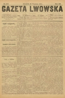 Gazeta Lwowska. 1910, nr 215