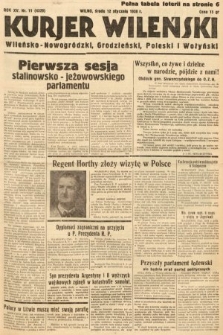 Kurjer Wileński, Wileńsko-Nowogródzki, Grodzieński, Poleski i Wołyński. 1938, nr 11