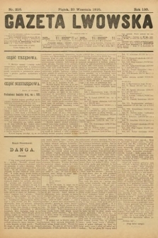 Gazeta Lwowska. 1910, nr 216