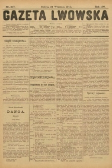 Gazeta Lwowska. 1910, nr 217