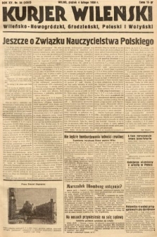 Kurjer Wileński, Wileńsko-Nowogródzki, Grodzieński, Poleski i Wołyński. 1938, nr 34