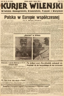 Kurjer Wileński, Wileńsko-Nowogródzki, Grodzieński, Poleski i Wołyński. 1938, nr 62