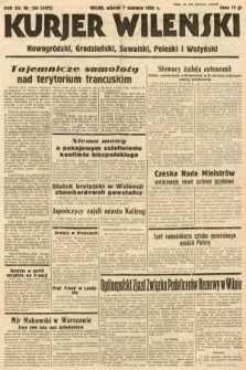 Kurjer Wileński, Nowogródzki, Grodzieński, Suwalski, Poleski i Wołyński. 1938, nr 154