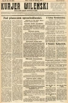 Kurjer Wileński : niezależny organ demokratyczny. 1927, nr 191