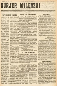 Kurjer Wileński : niezależny organ demokratyczny. 1927, nr 217
