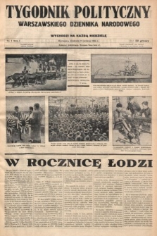 Tygodnik Polityczny Warszawskiego Dziennika Narodowego : wychodzi na każdą niedzielę. 1935, nr 2