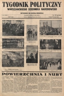 Tygodnik Polityczny Warszawskiego Dziennika Narodowego : wychodzi na każdą niedzielę. 1935, nr 8