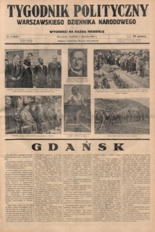 Tygodnik Polityczny Warszawskiego Dziennika Narodowego : wychodzi na każdą niedzielę. 1935, nr 11