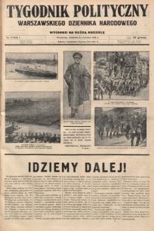 Tygodnik Polityczny Warszawskiego Dziennika Narodowego : wychodzi na każdą niedzielę. 1935, nr 17