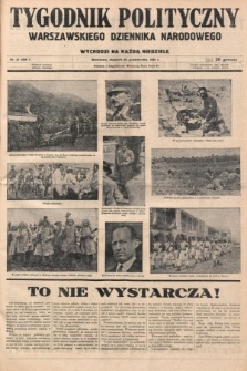 Tygodnik Polityczny Warszawskiego Dziennika Narodowego : wychodzi na każdą niedzielę. 1935, nr 21