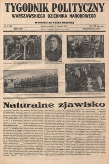 Tygodnik Polityczny Warszawskiego Dziennika Narodowego : wychodzi na każdą niedzielę. 1935, nr 25