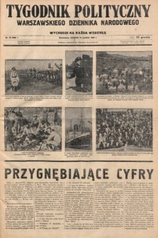 Tygodnik Polityczny Warszawskiego Dziennika Narodowego : wychodzi na każdą niedzielę. 1935, nr 29
