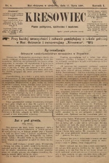 Kresowiec : czasopismo poświęcone nauce, zabawie i wiadomościom politycznym. 1896, nr 8