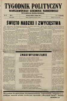 Tygodnik Polityczny Warszawskiego Dziennika Narodowego : wychodzi na każdą niedzielę. 1939, nr 15