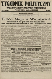 Tygodnik Polityczny Warszawskiego Dziennika Narodowego : wychodzi na każdą niedzielę. 1939, nr 19