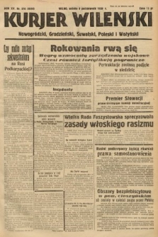 Kurjer Wileński, Nowogródzki, Grodzieński, Suwalski, Poleski i Wołyński. 1938, nr 276