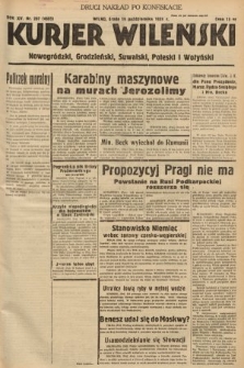 Kurjer Wileński, Nowogródzki, Grodzieński, Suwalski, Poleski i Wołyński. 1938, nr 287