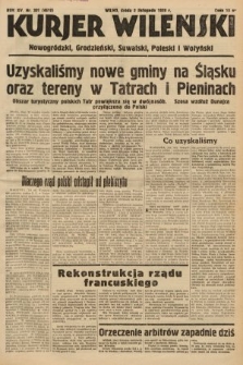 Kurjer Wileński, Nowogródzki, Grodzieński, Suwalski, Poleski i Wołyński. 1938, nr 301