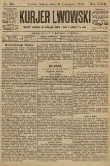 Kurjer Lwowski. 1905, nr 319