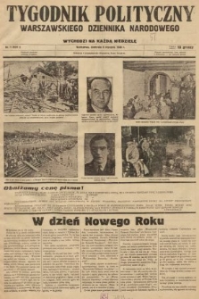 Tygodnik Polityczny Warszawskiego Dziennika Narodowego : wychodzi na każdą niedzielę. 1936, nr 1