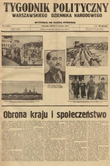 Tygodnik Polityczny Warszawskiego Dziennika Narodowego : wychodzi na każdą niedzielę. 1936, nr 3