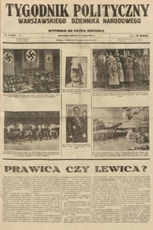 Tygodnik Polityczny Warszawskiego Dziennika Narodowego : wychodzi na każdą niedzielę. 1936, nr 10