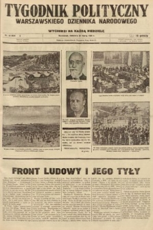 Tygodnik Polityczny Warszawskiego Dziennika Narodowego : wychodzi na każdą niedzielę. 1936, nr 12