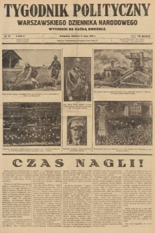 Tygodnik Polityczny Warszawskiego Dziennika Narodowego : wychodzi na każdą niedzielę. 1936, nr 19