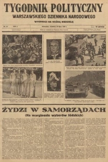Tygodnik Polityczny Warszawskiego Dziennika Narodowego : wychodzi na każdą niedzielę. 1936, nr 29