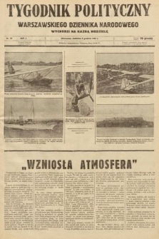 Tygodnik Polityczny Warszawskiego Dziennika Narodowego : wychodzi na każdą niedzielę. 1936, nr 48