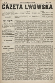 Gazeta Lwowska. 1918, nr 20